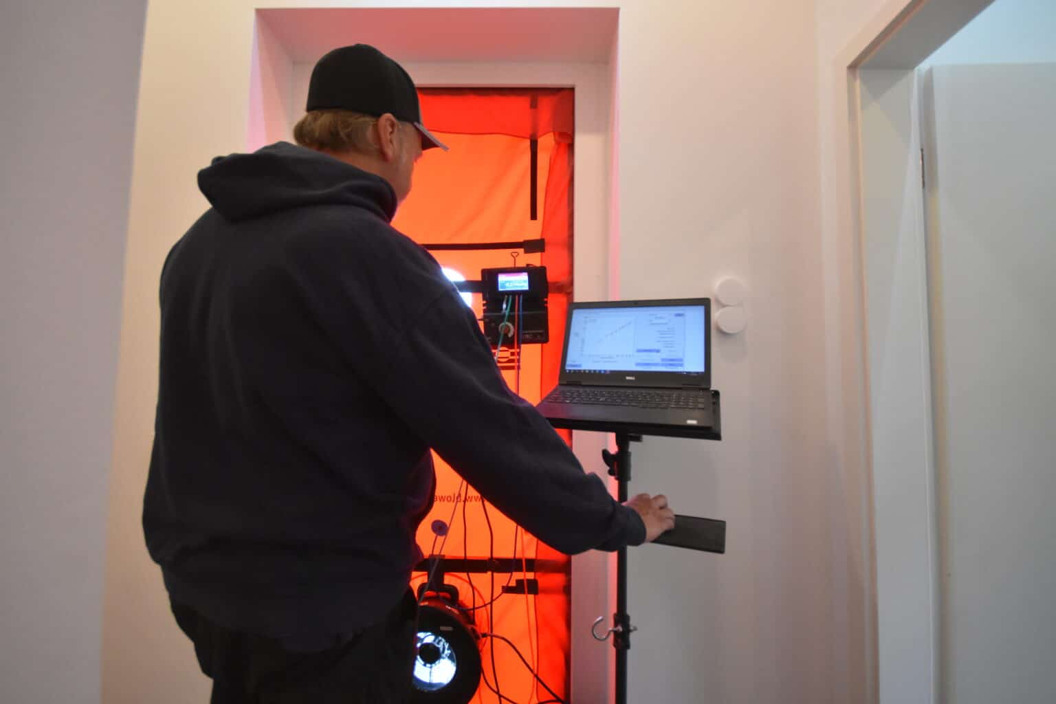 Blower Door Test - Bauprofis Nord